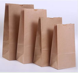 食品级牛皮纸袋 方底食品纸袋生产防油点心纸袋